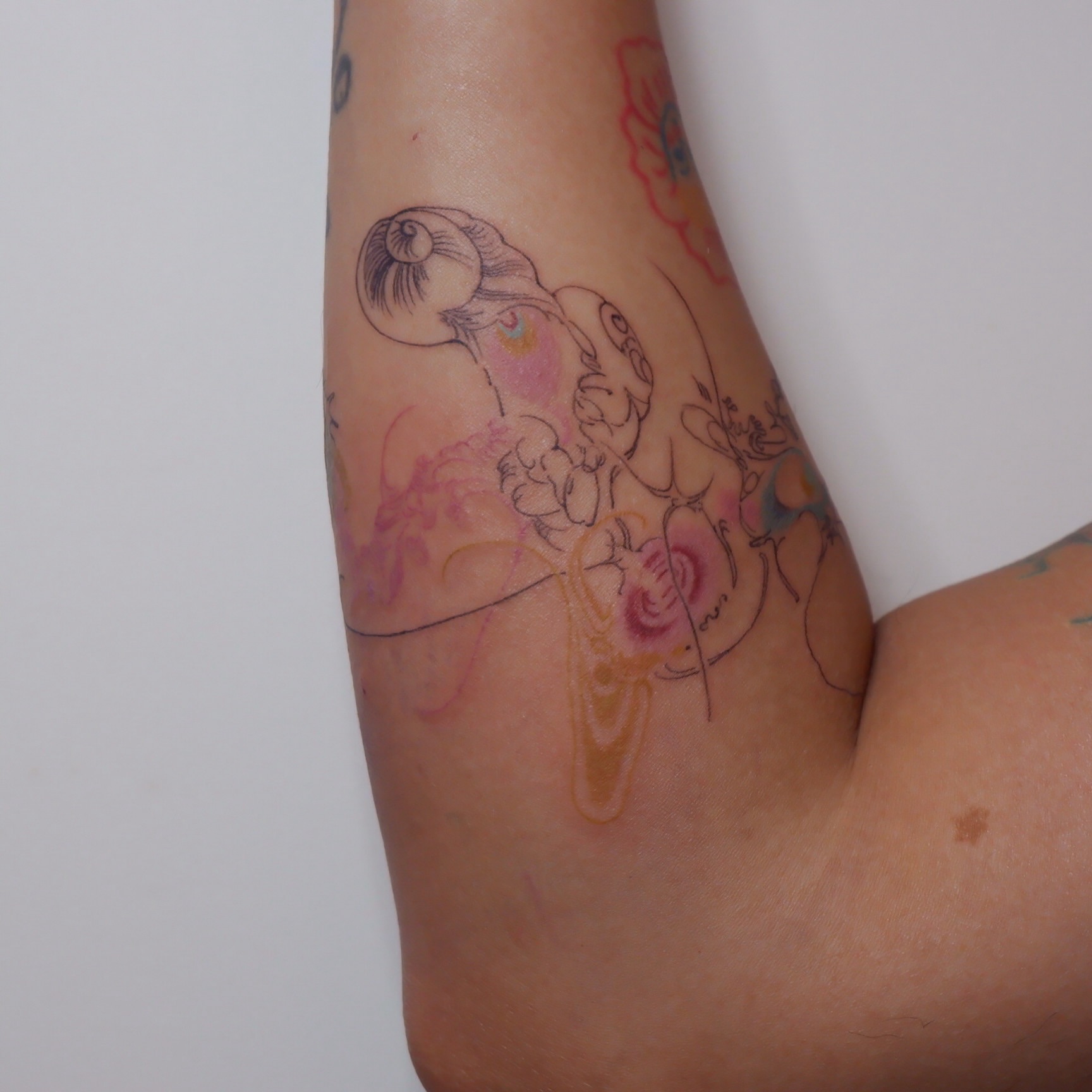 Tattoo by @the_tru_jerrry β dotwork, illustrative