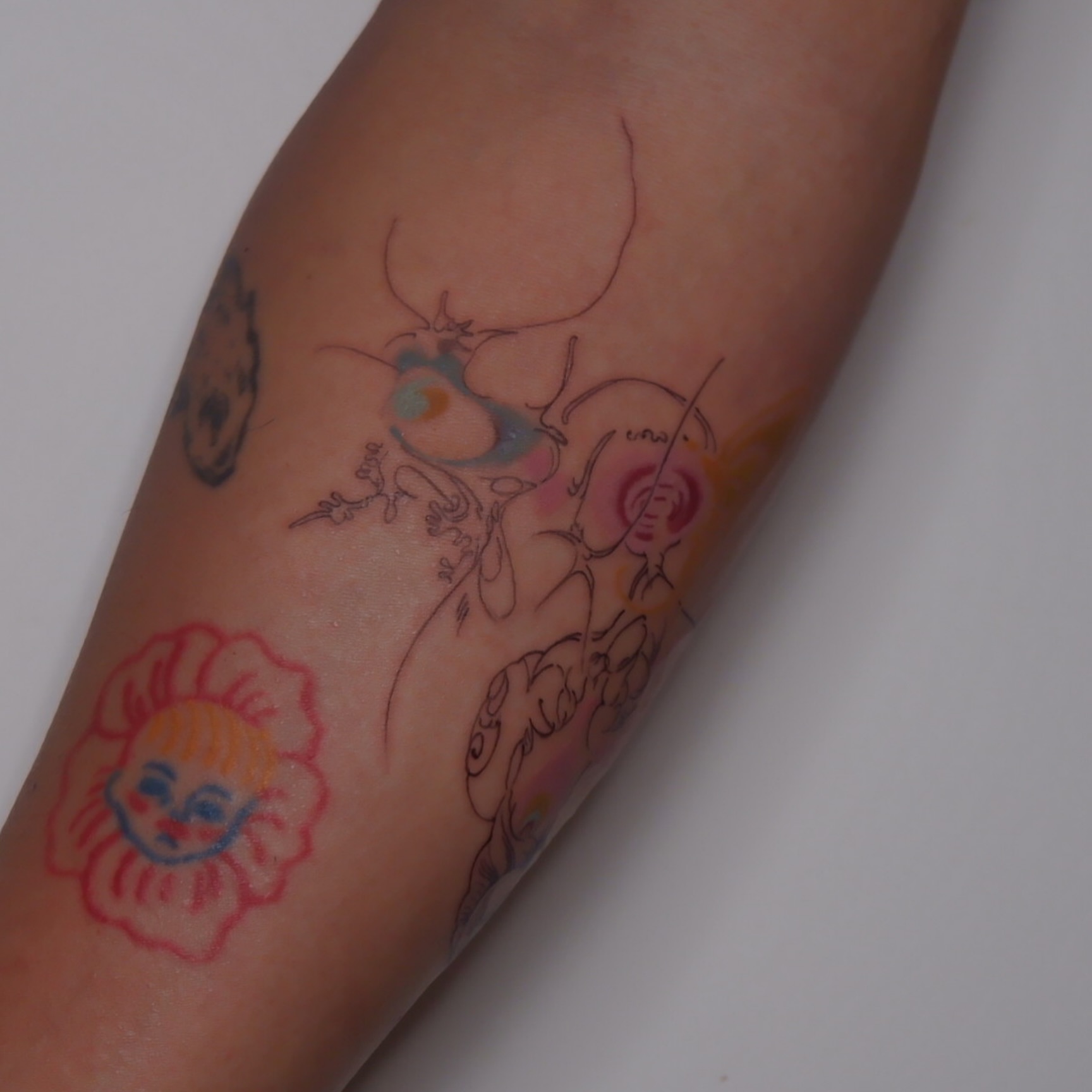 Tattoo by @the_tru_jerrry β dotwork, surrealism
