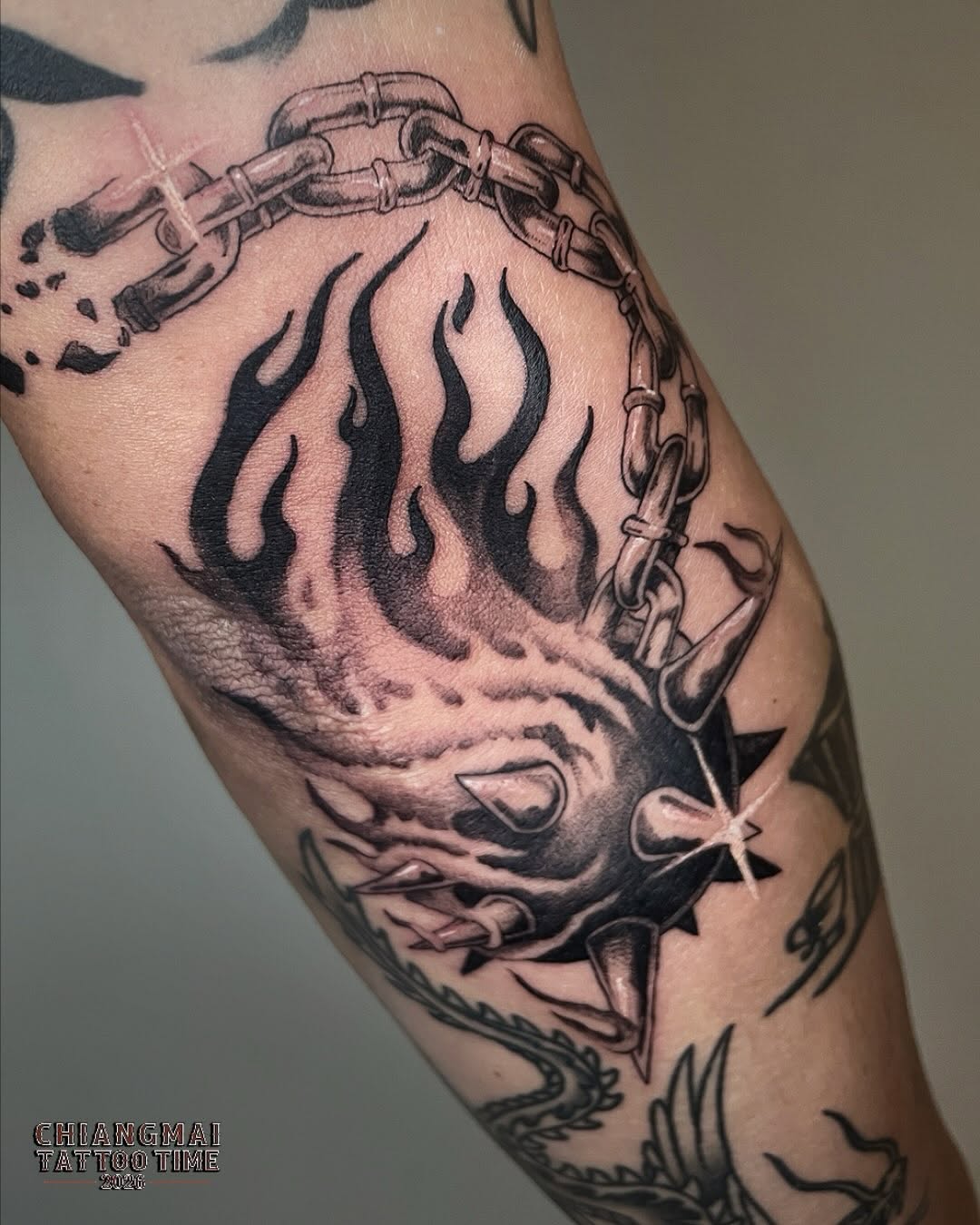 Tattoo by @ghostneedles_ β black_and_grey, realism