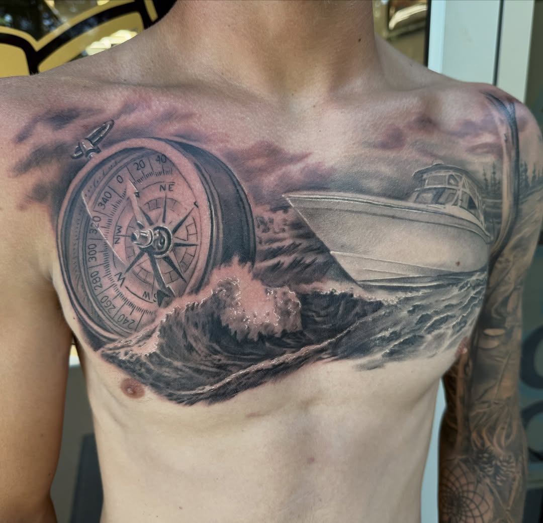 Tattoo by @stevebishov — realism, black_and_grey