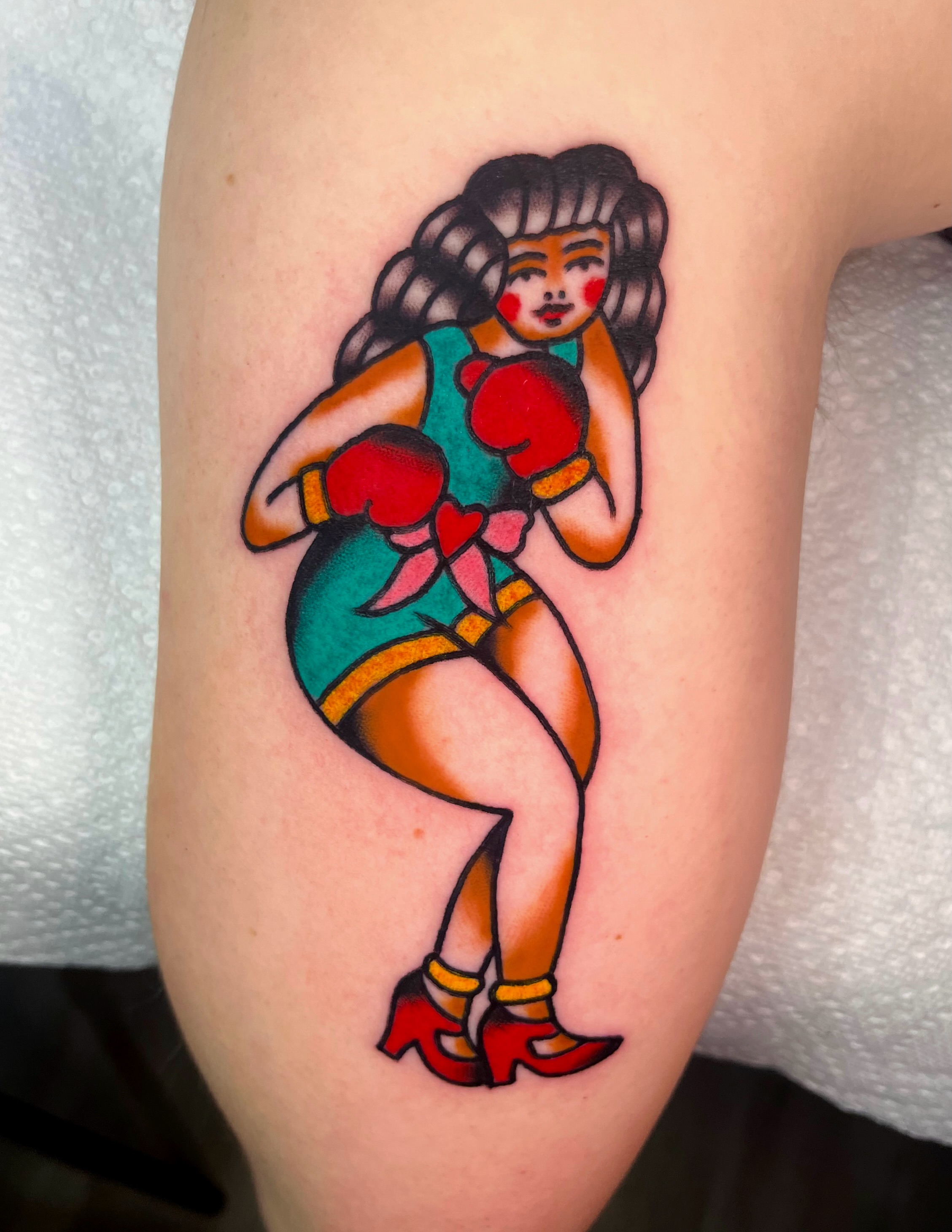 Tattoo by @anchoredaweightattoo — american_traditional