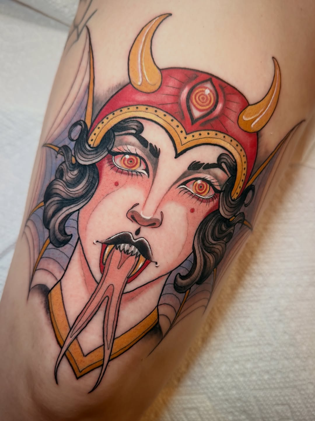 Tattoo by @saltyflamingotattoo — neo_traditional, black_and_grey