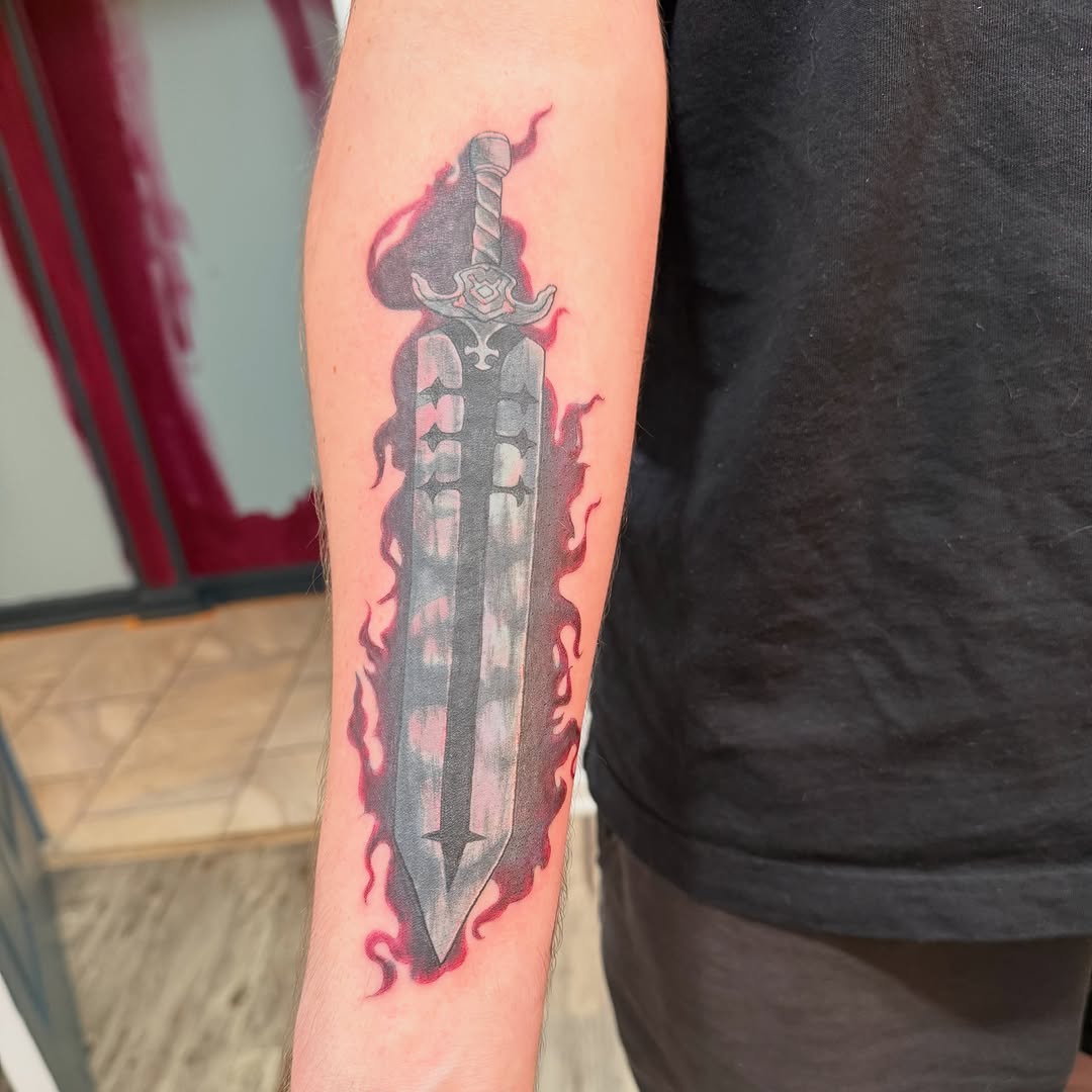 Tattoo by @honeysucktattoo — realism, black_and_grey