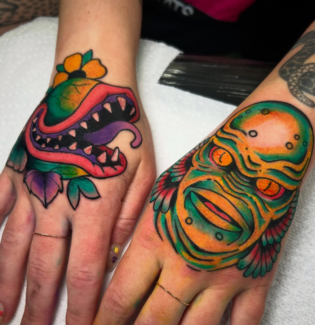 Tattoo by @katie.tattoos β new_school, american_traditional