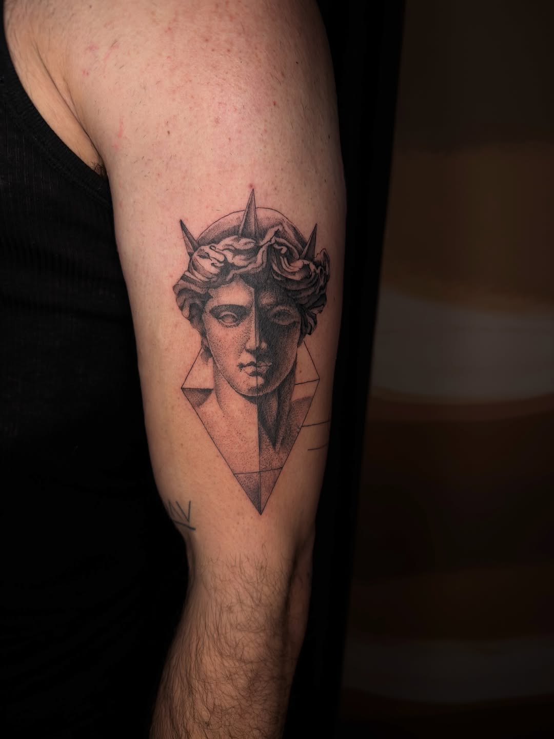 Tattoo by @heliast.tattoos — black_and_grey, realism