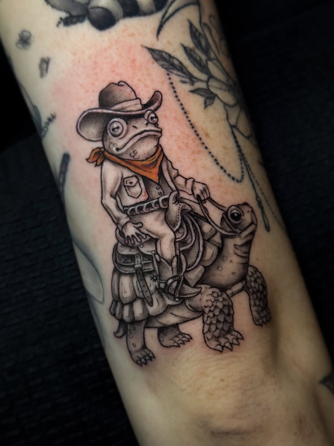 Tattoo by @cristenaro.tattooer — illustrative, black_and_grey