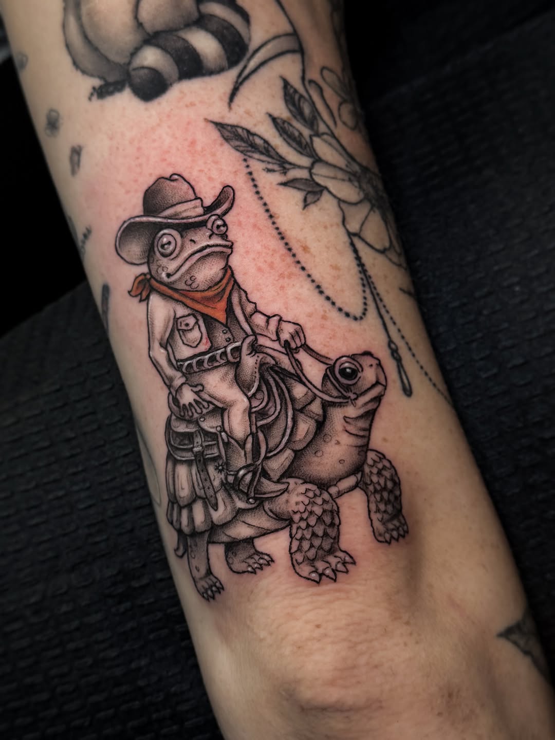 Tattoo by @cristenaro.tattooer — illustrative, black_and_grey