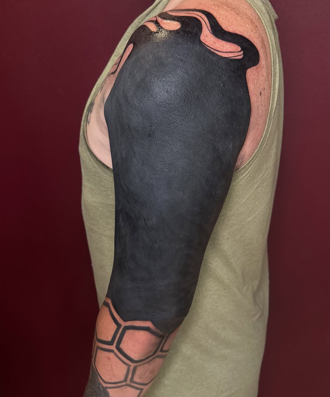 Tattoo by @inkedbybanti — blackwork