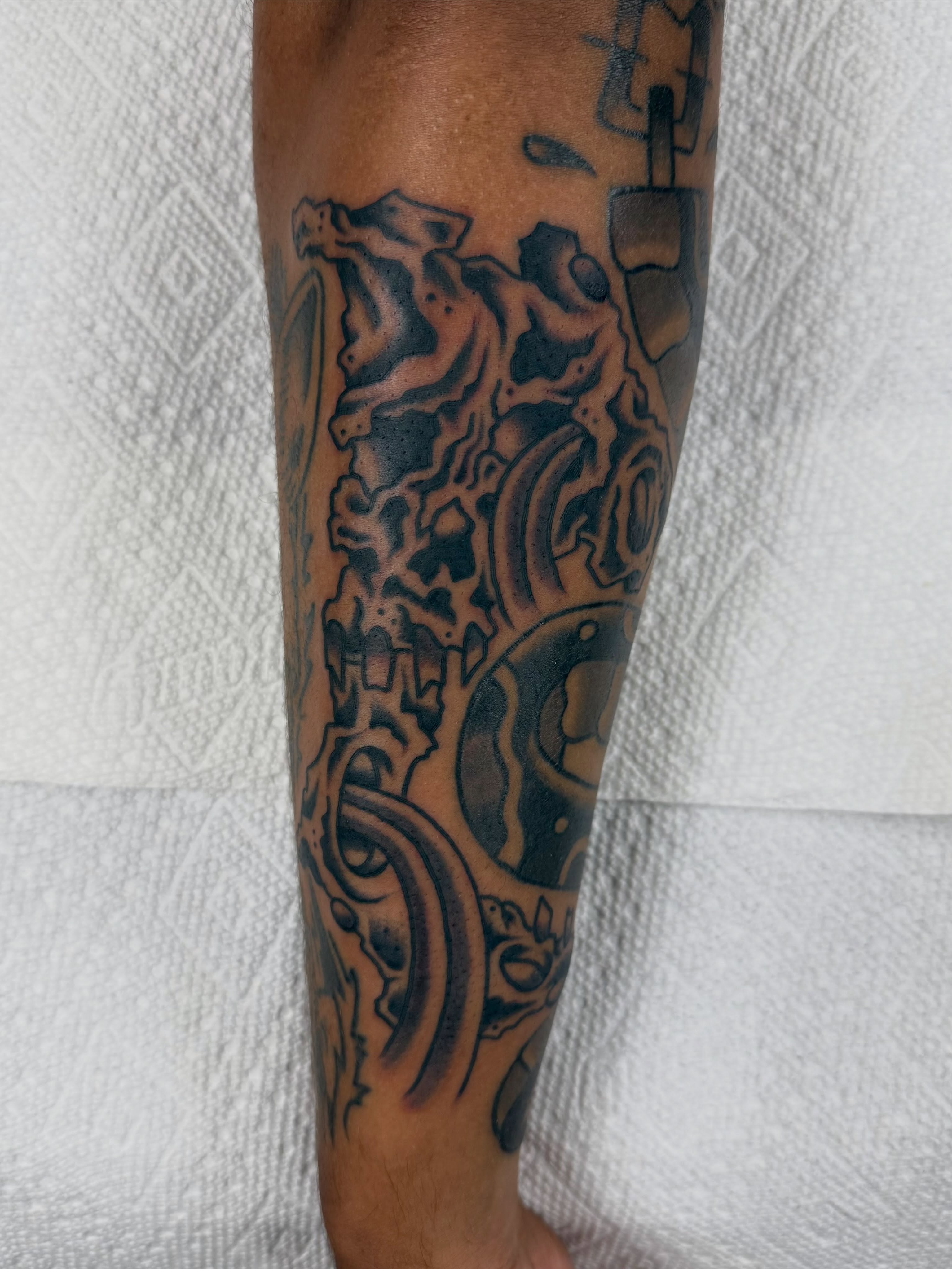Tattoo by @babydave_tattoos — black_and_grey