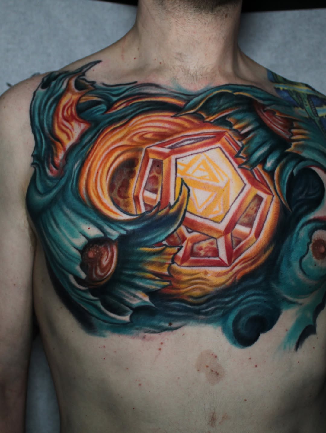 Tattoo by @tymcewen โ new_school, trash_polka