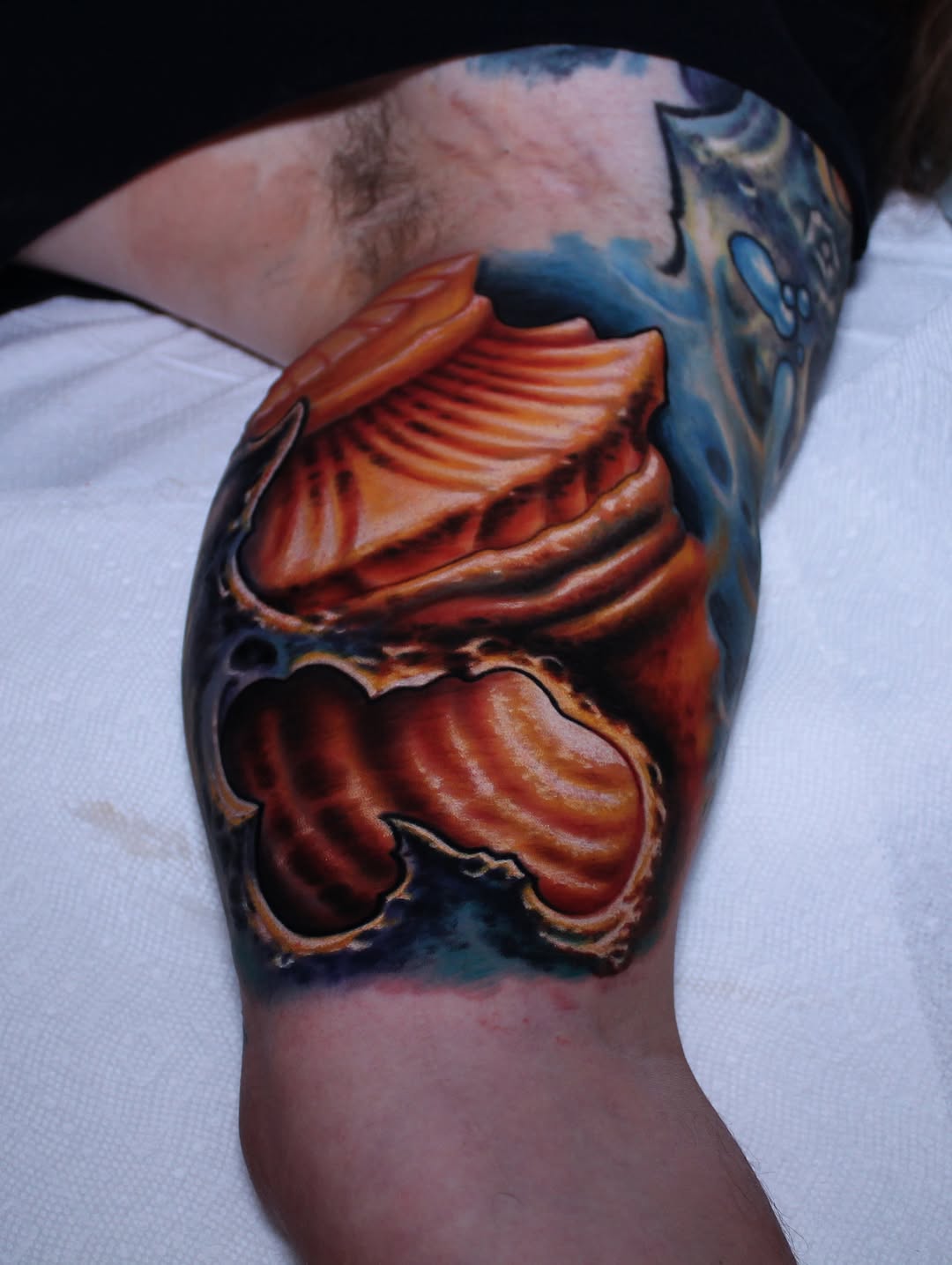 Tattoo by @tymcewen โ realism, trash_polka