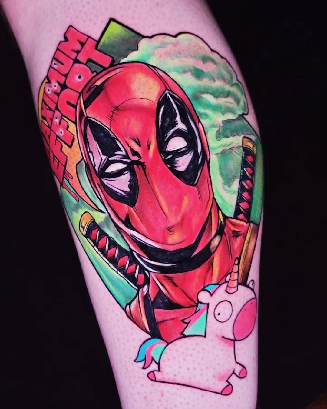 Tattoo by @tedslaymaker — new_school, anime