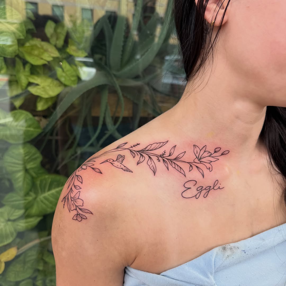 Tattoo by @divinearcaneart — fine_line, lettering_script