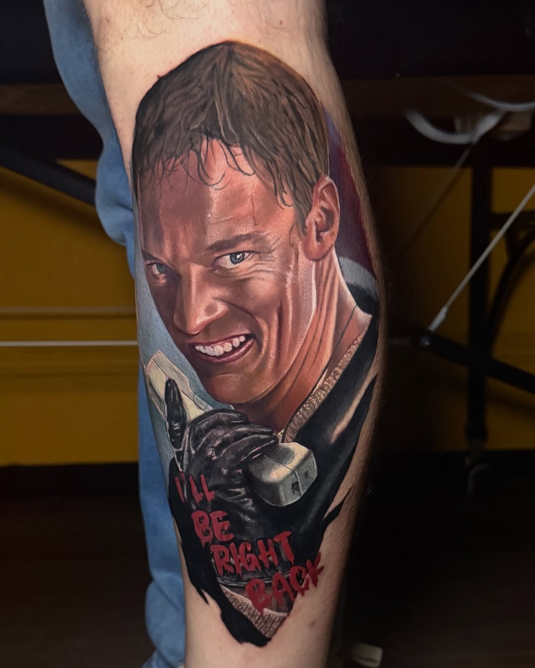 Tattoo by @brandonsommerstattoo — realism, lettering_script