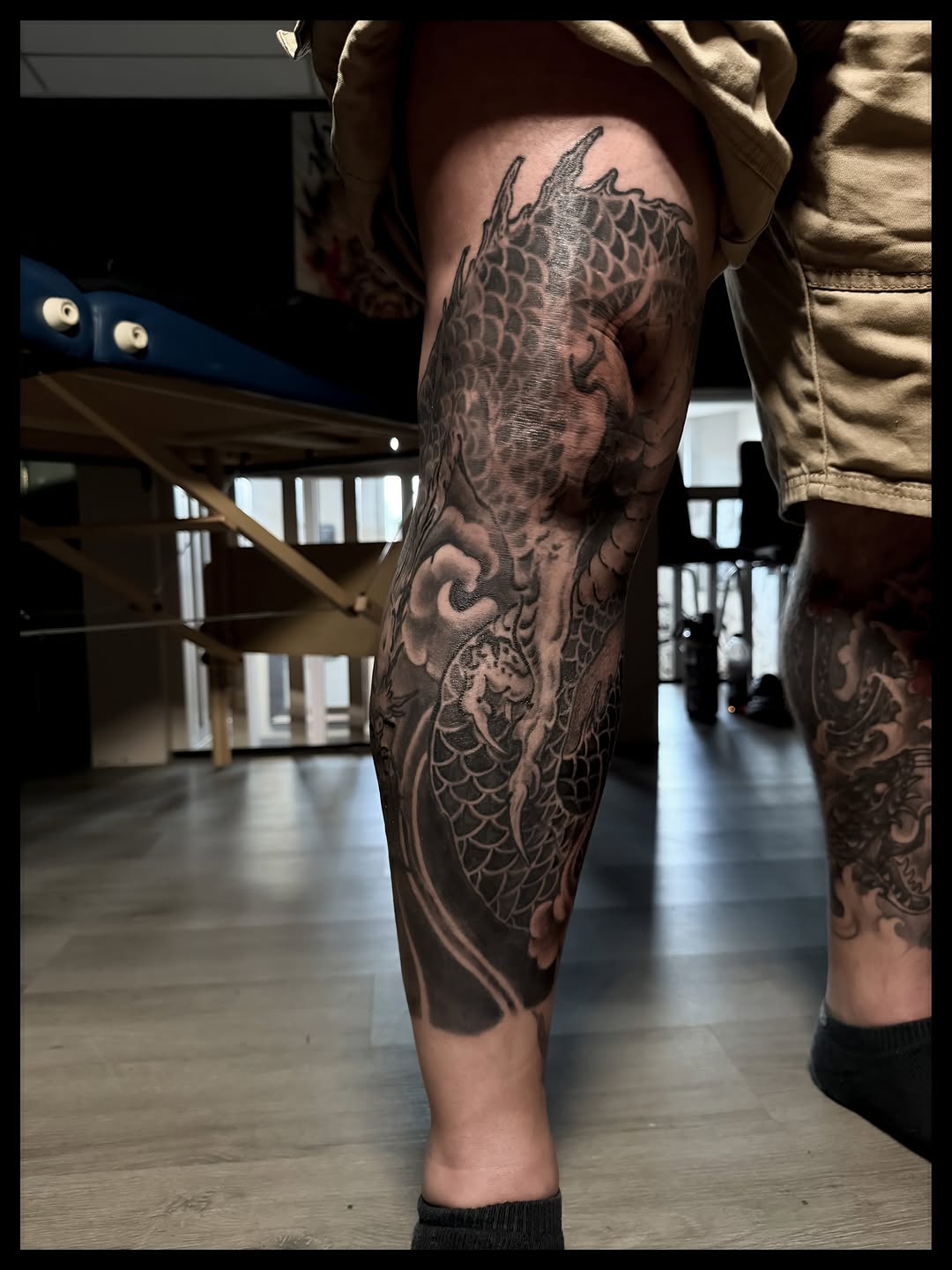 Tattoo by @noahmorristattoos — japanese_irezumi, black_and_grey