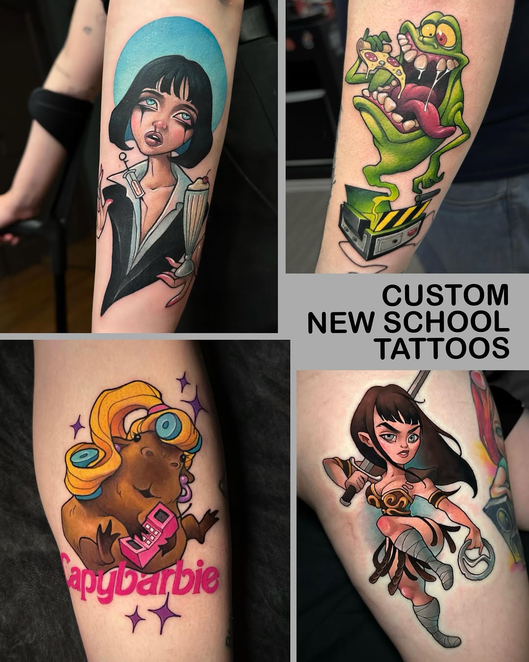 Tattoo by @mama.stiflera — new_school, anime