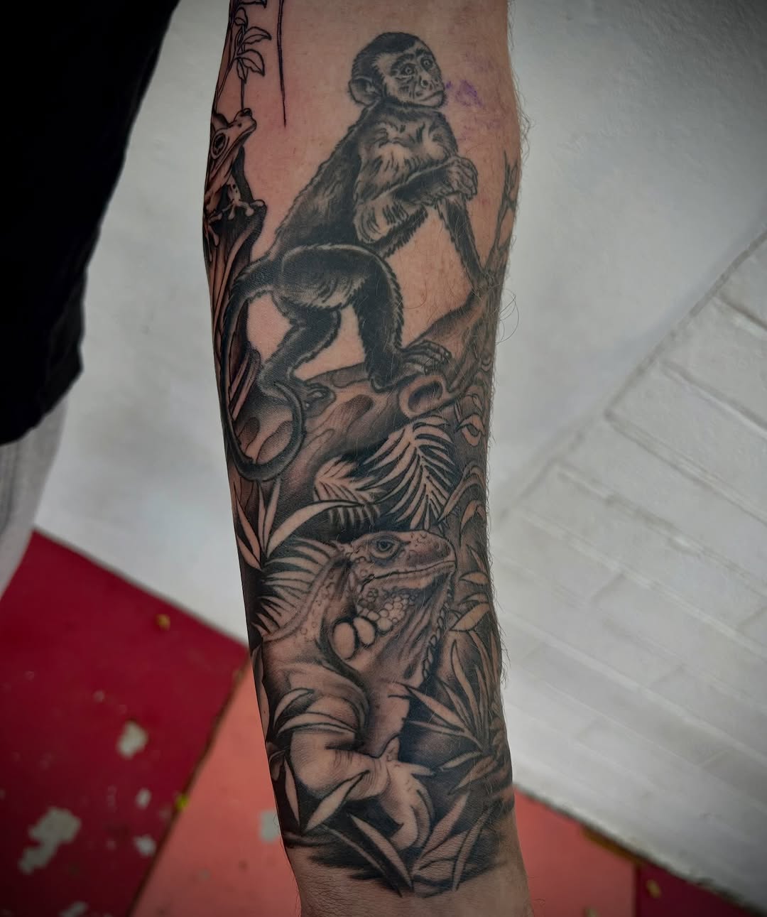 Tattoo by @peightonflash_tattoos — realism, black_and_grey