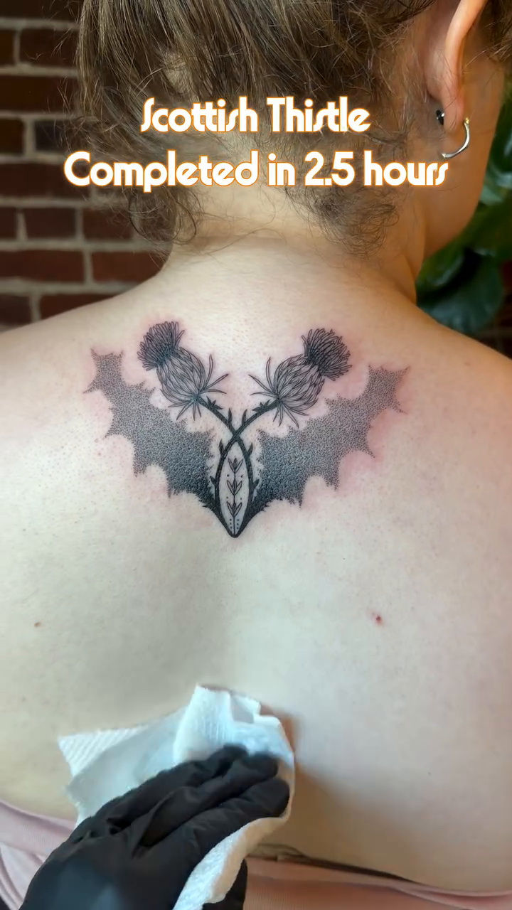 Tattoo by @ratqueenink — black_and_grey, realism