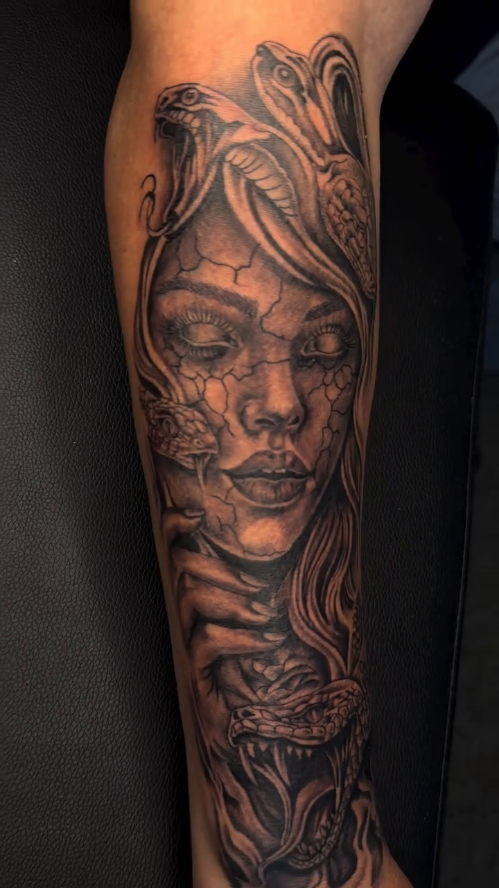 Tattoo by @tattoosbymyles — realism, dark_realism