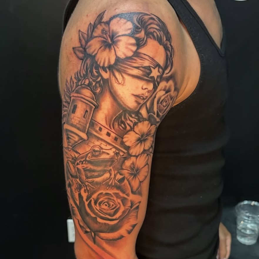 Tattoo by @bodybardeluxe β black_and_grey, realism