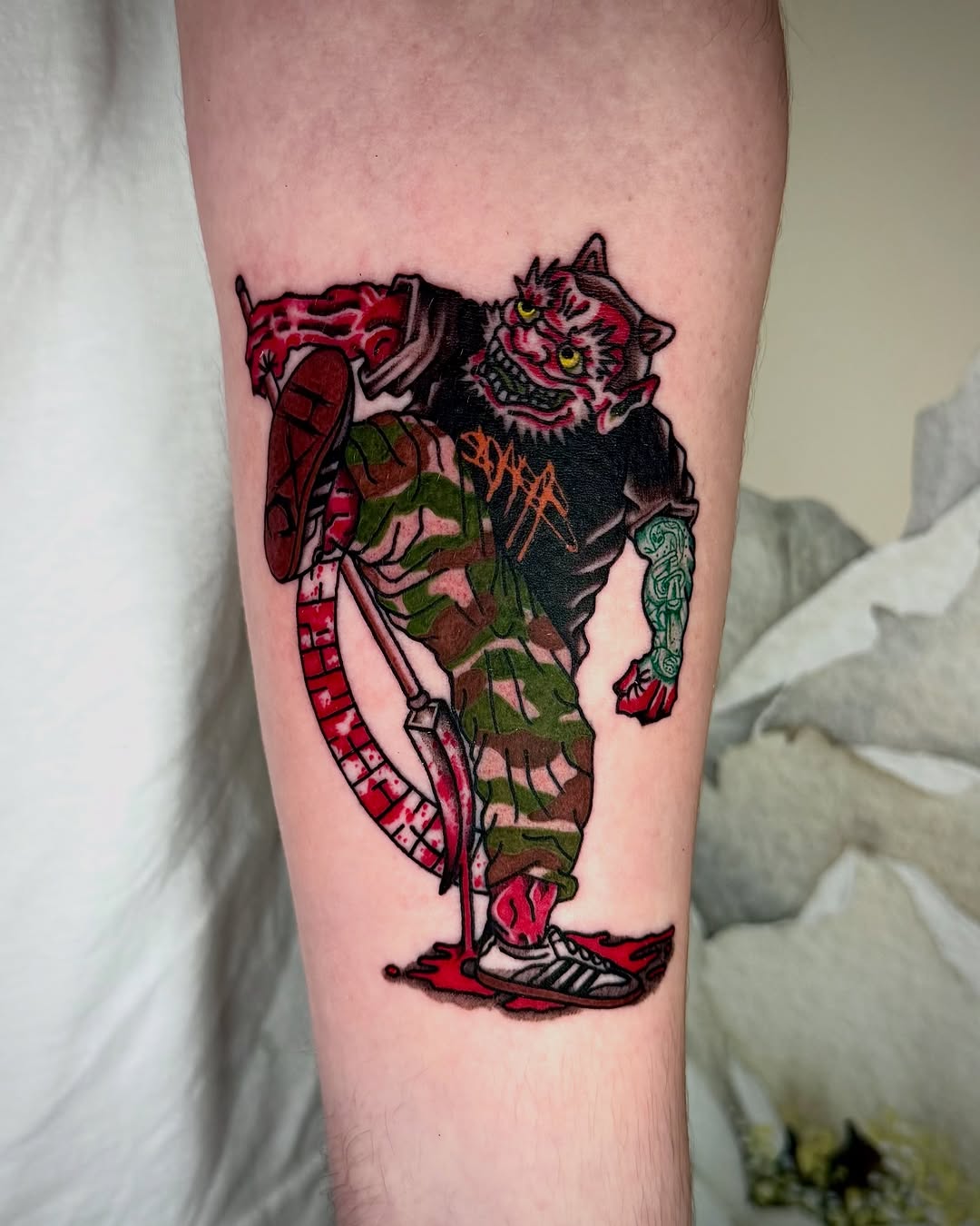 Tattoo by @emilytat222 — neo_traditional, trash_polka