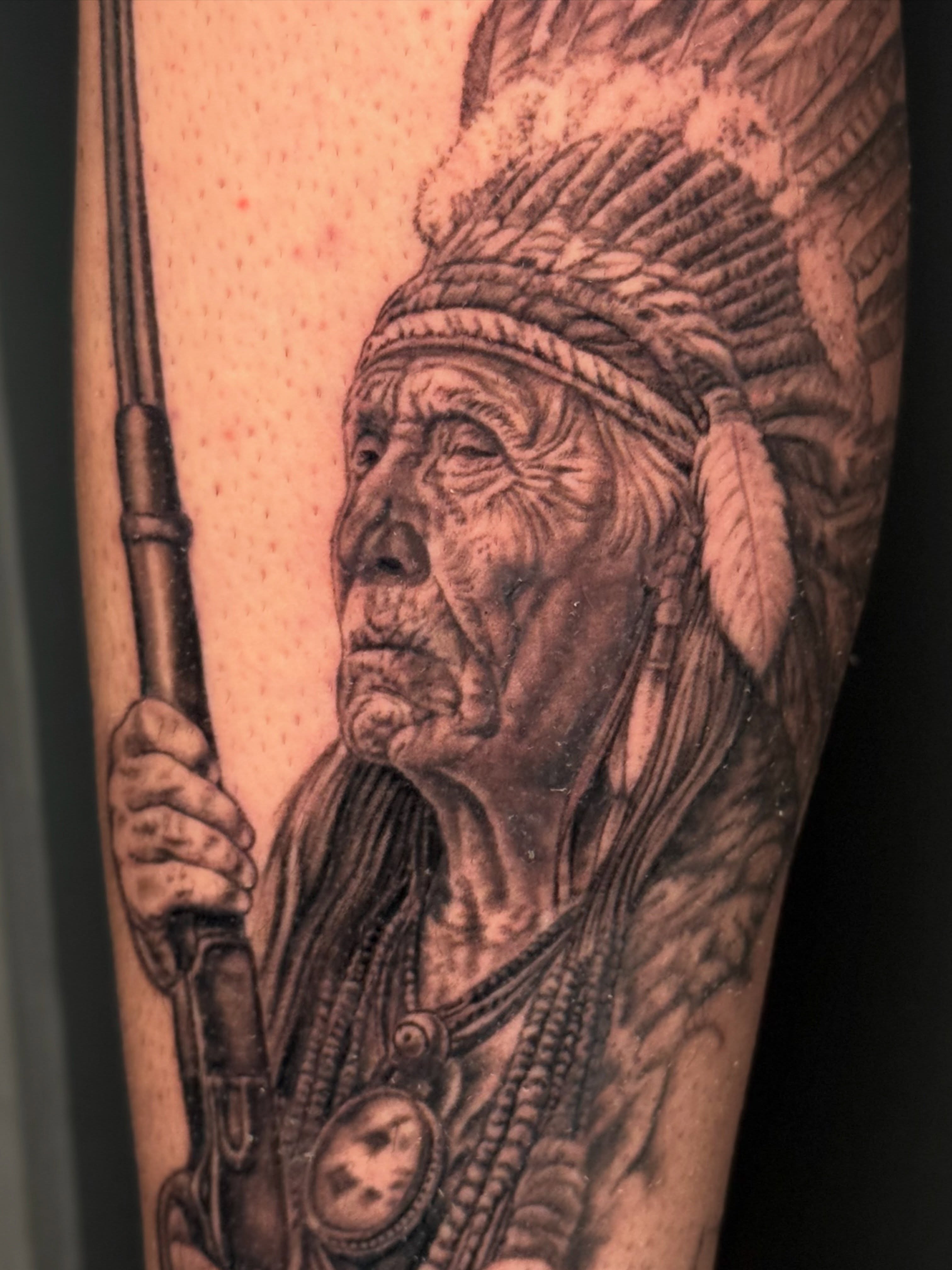Tattoo by @urbancowboyart โ realism, black_and_grey