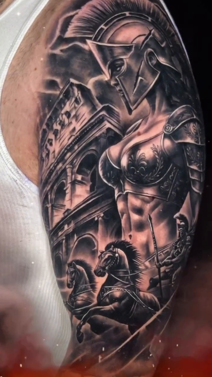 Tattoo by @arthurvolper — realism, black_and_grey