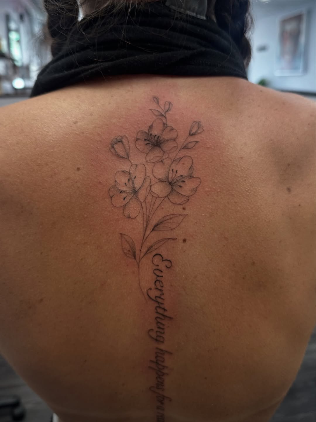 Tattoo by @izabella.tattoos — fine_line, lettering_script