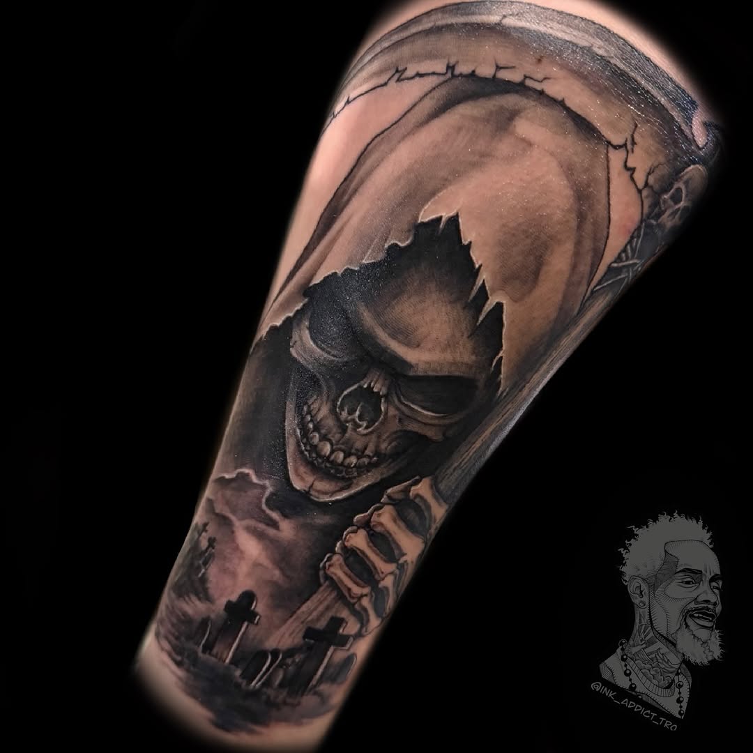 Tattoo by @ink_addict_tro โ realism, dark_realism