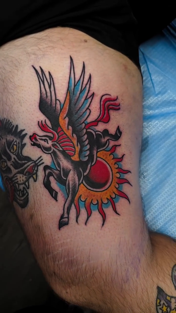 Tattoo by @beepingfinch — american_traditional