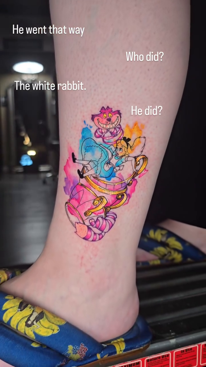 Tattoo by @dragonrock_tattoos — new_school, watercolor