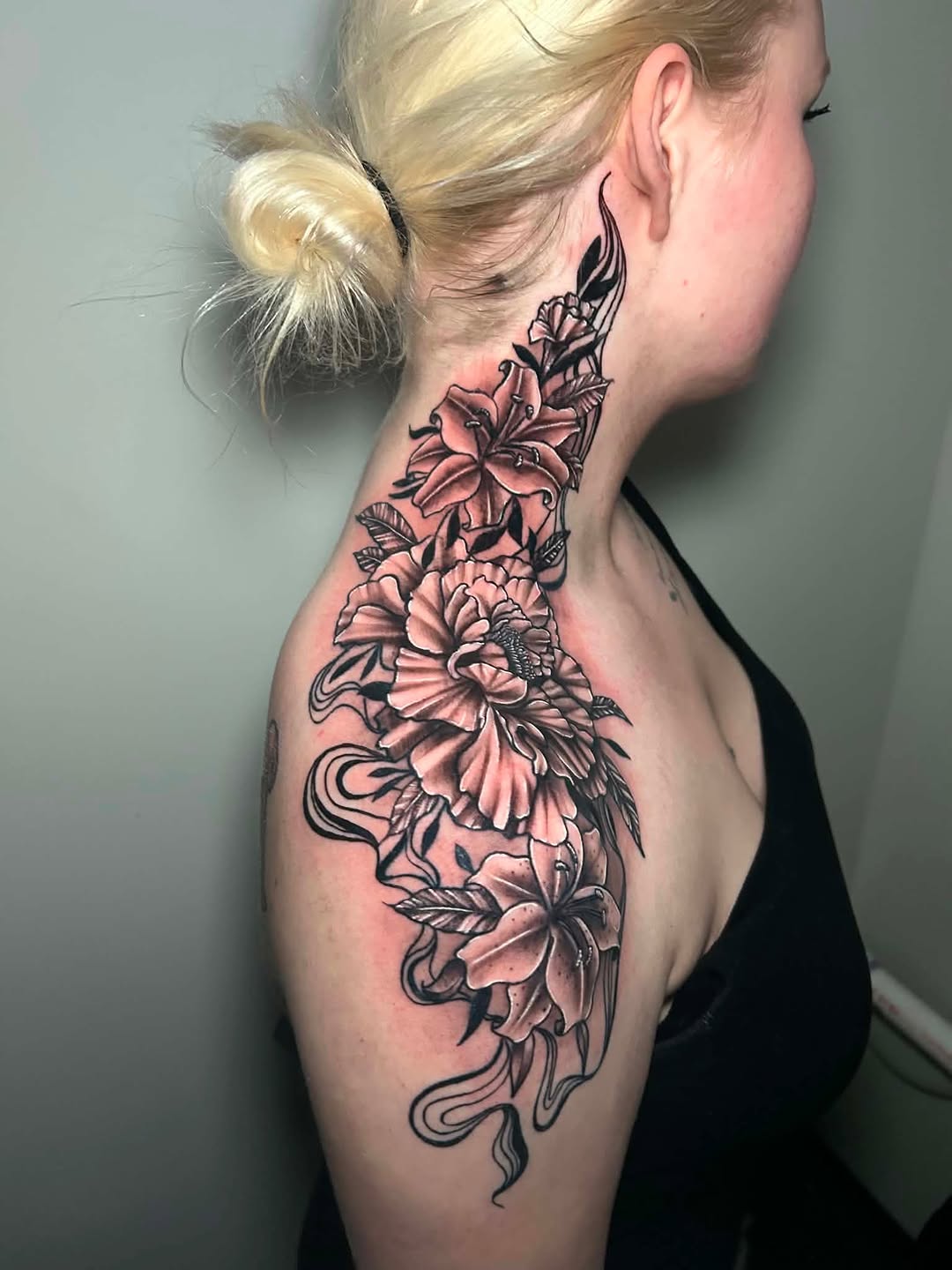 Tattoo by @amry.tattoos — black_and_grey, realism