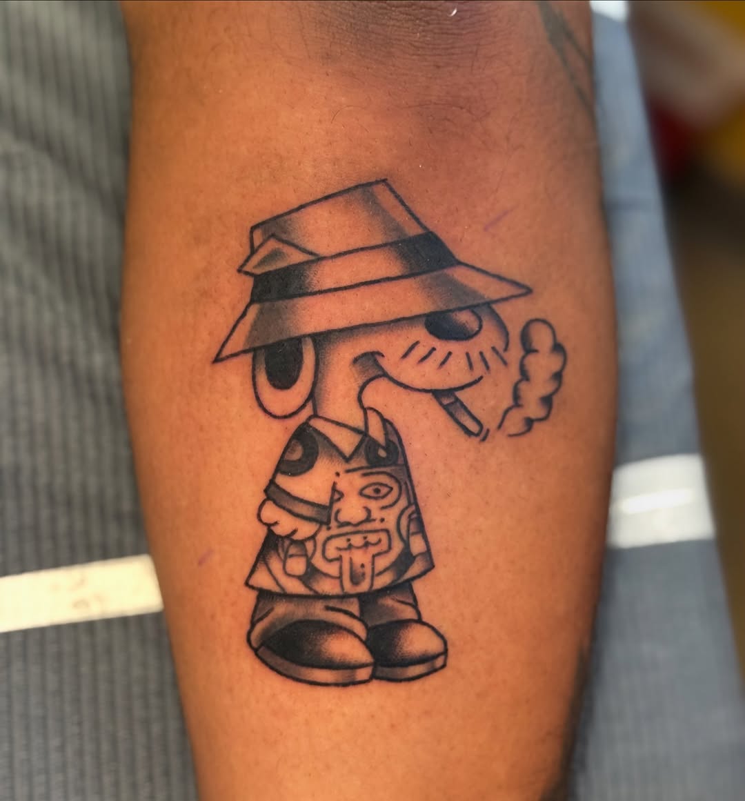 Tattoo by @eelliizzza — chicano, black_and_grey