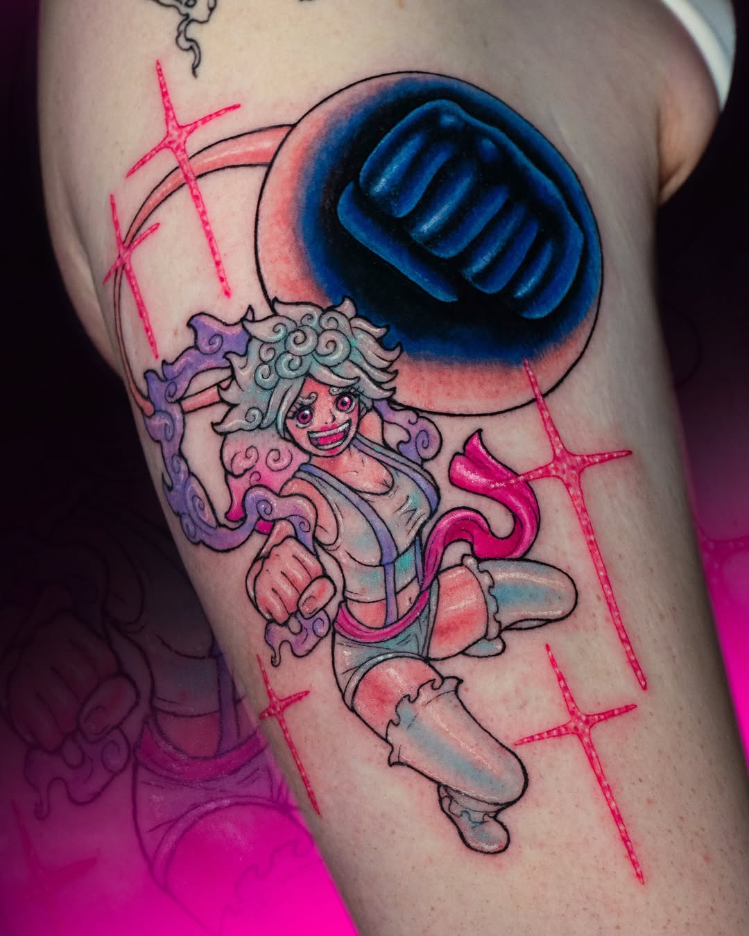 Tattoo by @xamyart — new_school, anime