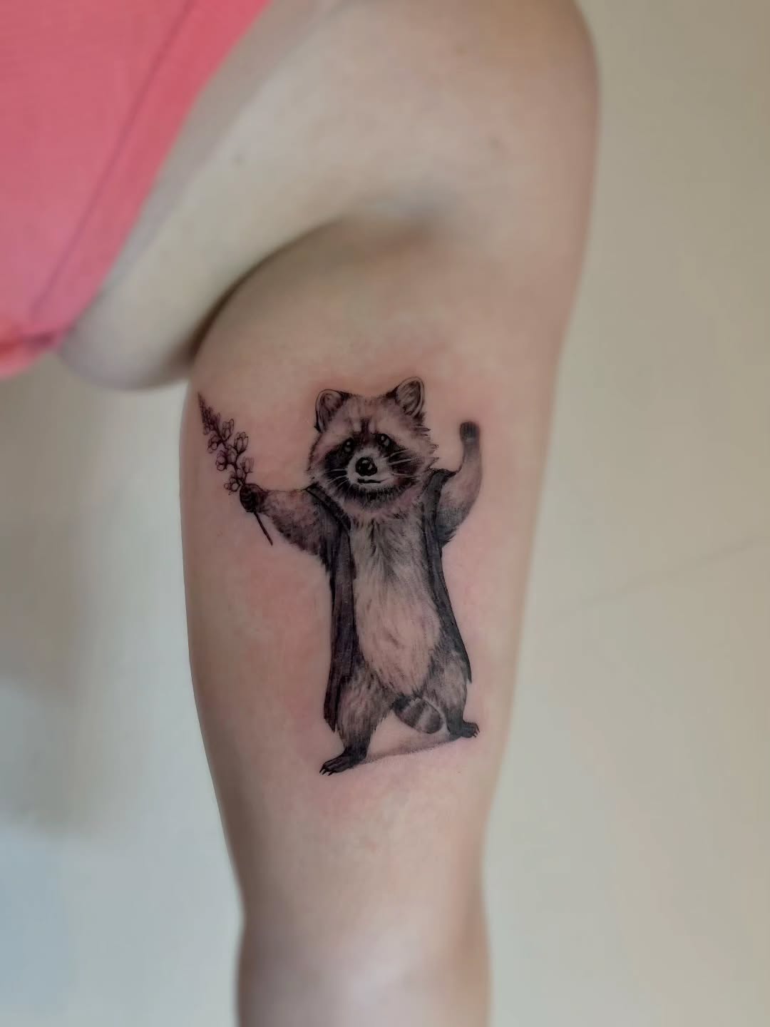 Tattoo by @kite.tattoo_amber — realism, black_and_grey