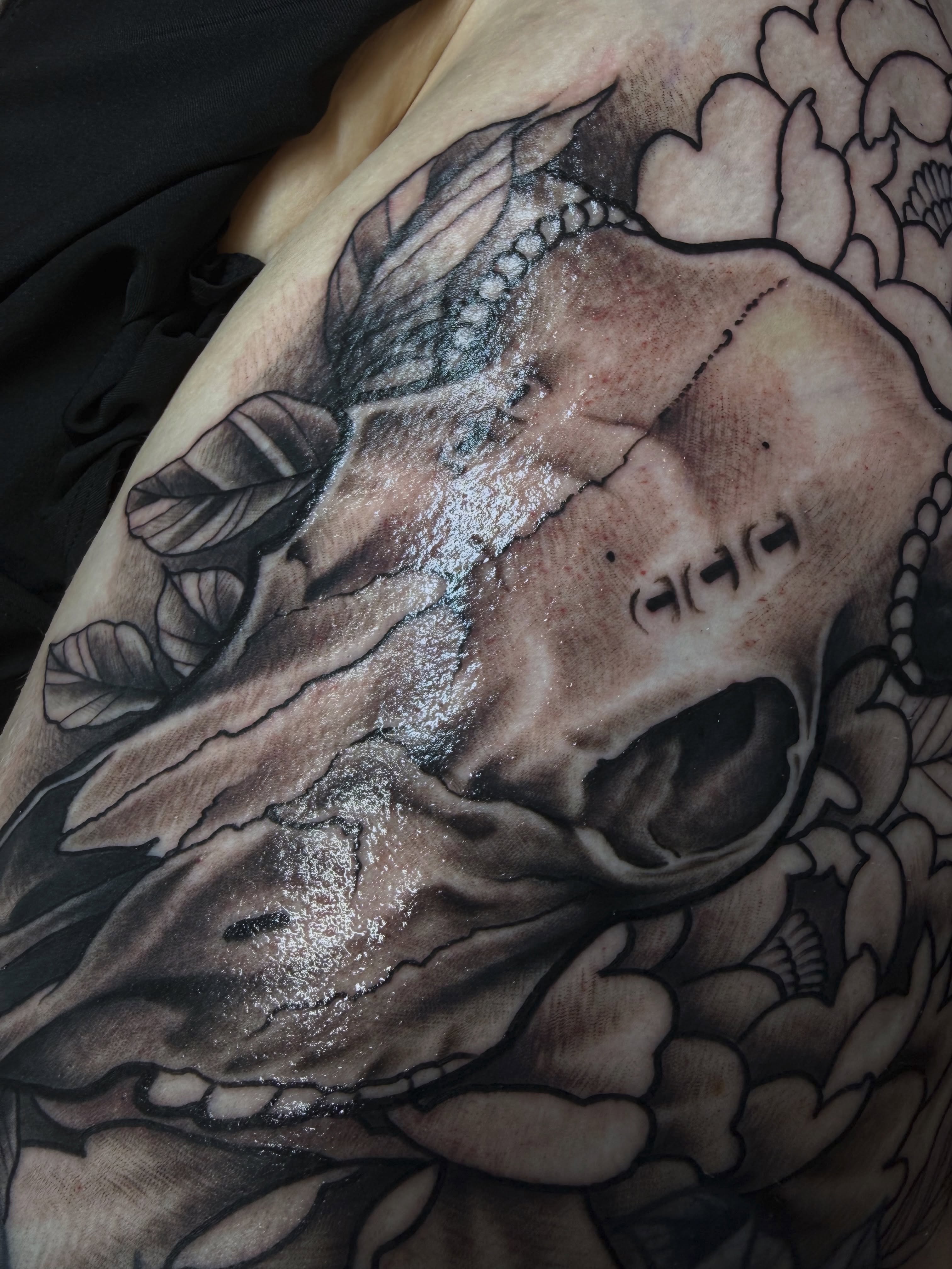 Tattoo by @jaytattoo405 — black_and_grey