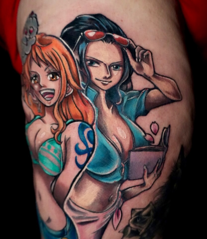 Tattoo by @jinxedtattoos — anime