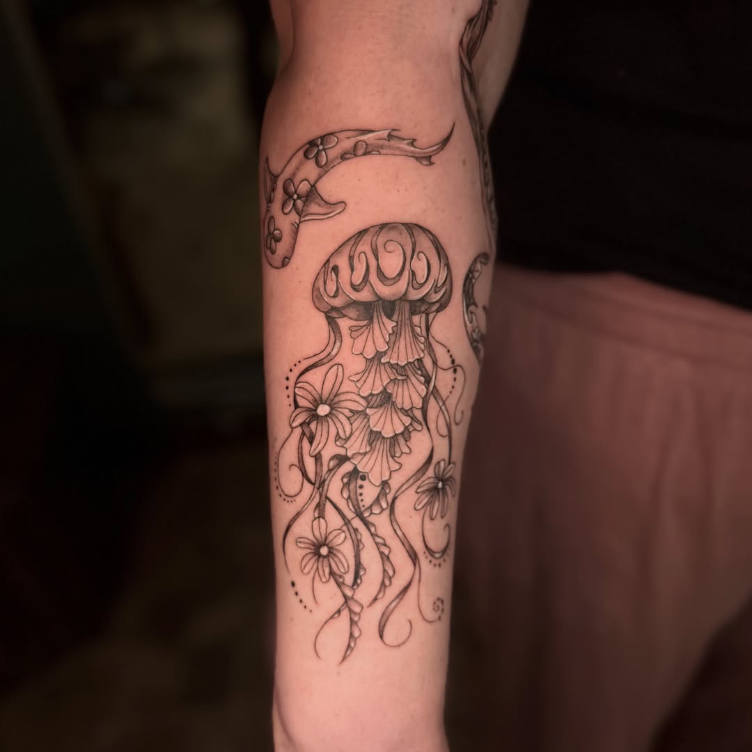 Tattoo by @janai.artistry — black_and_grey