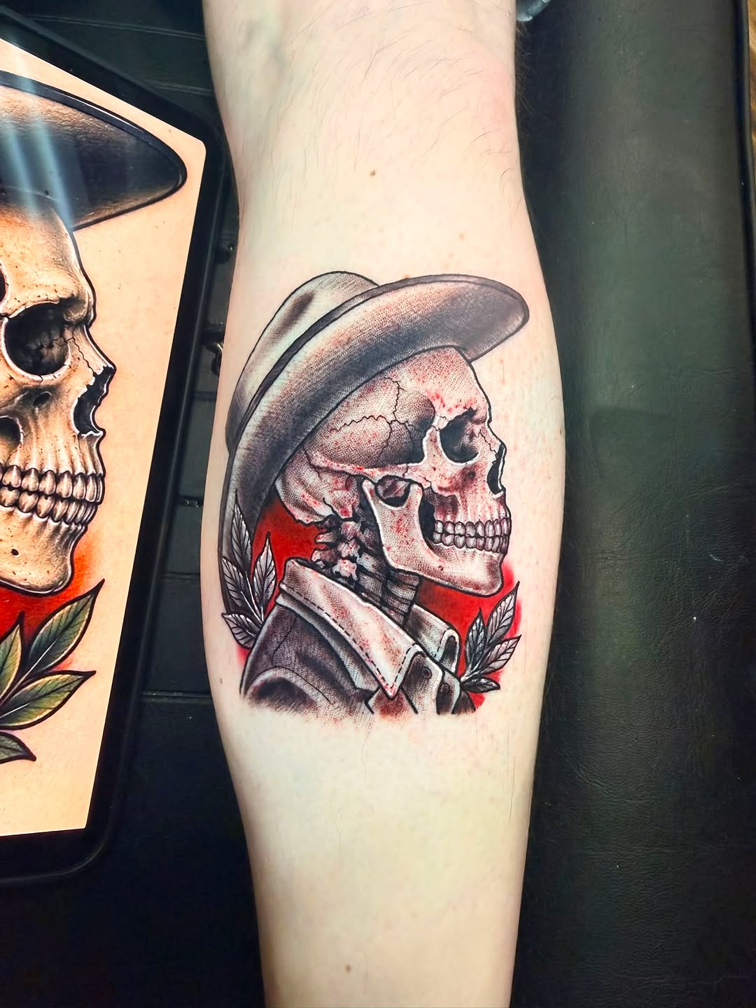 Tattoo by @zachosborn_official — american_traditional, black_and_grey
