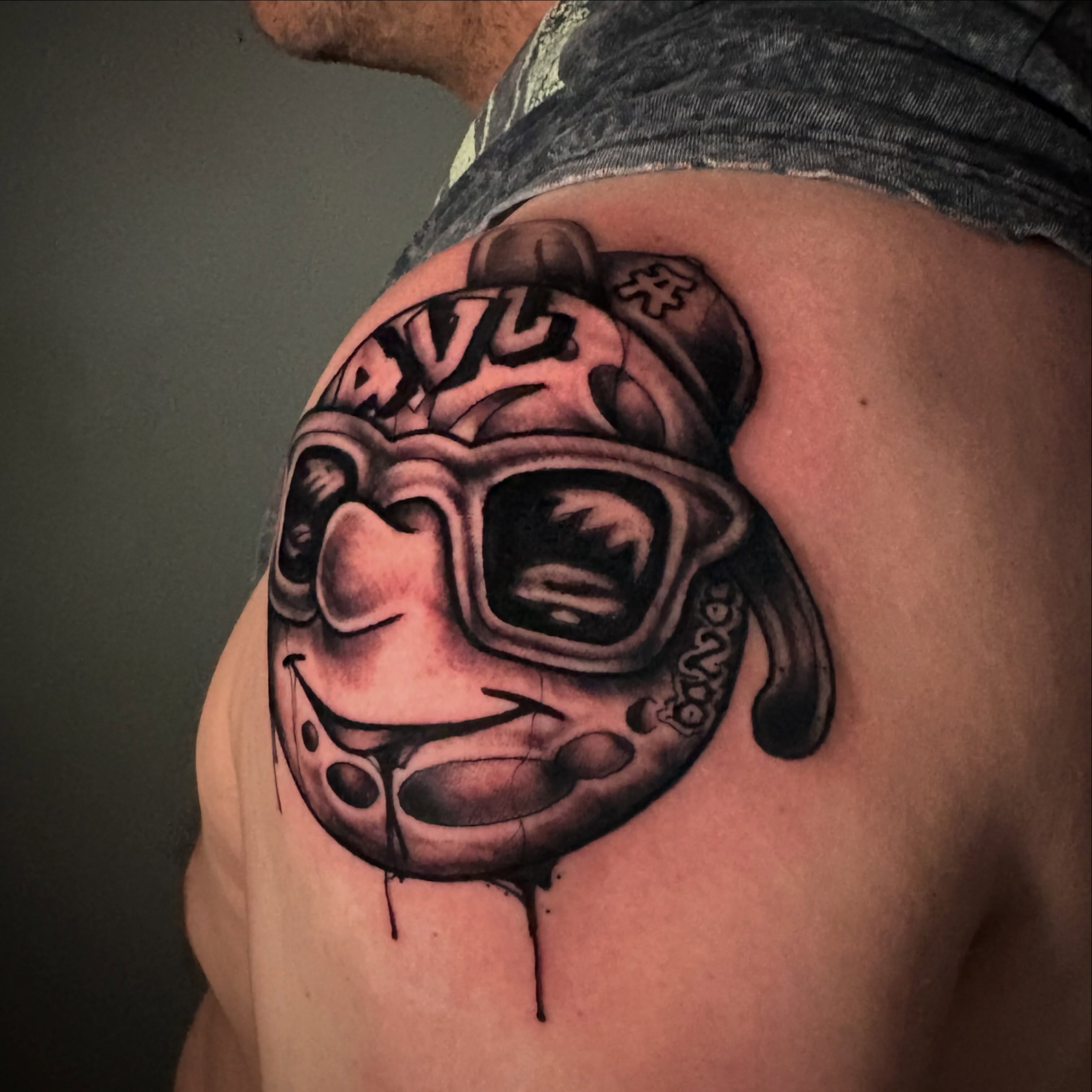 Tattoo by @instacam666 — black_and_grey