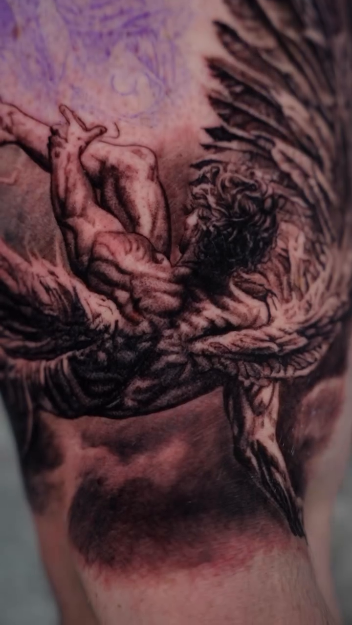 Tattoo by @bailey_lemus — dark_realism, black_and_grey