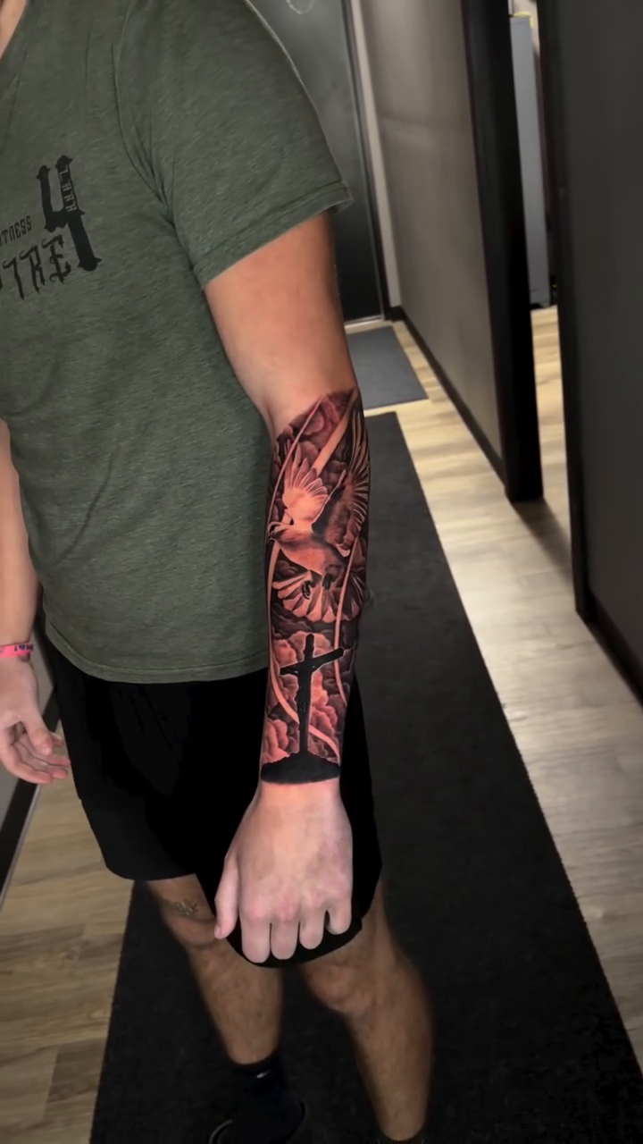 Tattoo by @chadbelltattoos — geometric, blackwork
