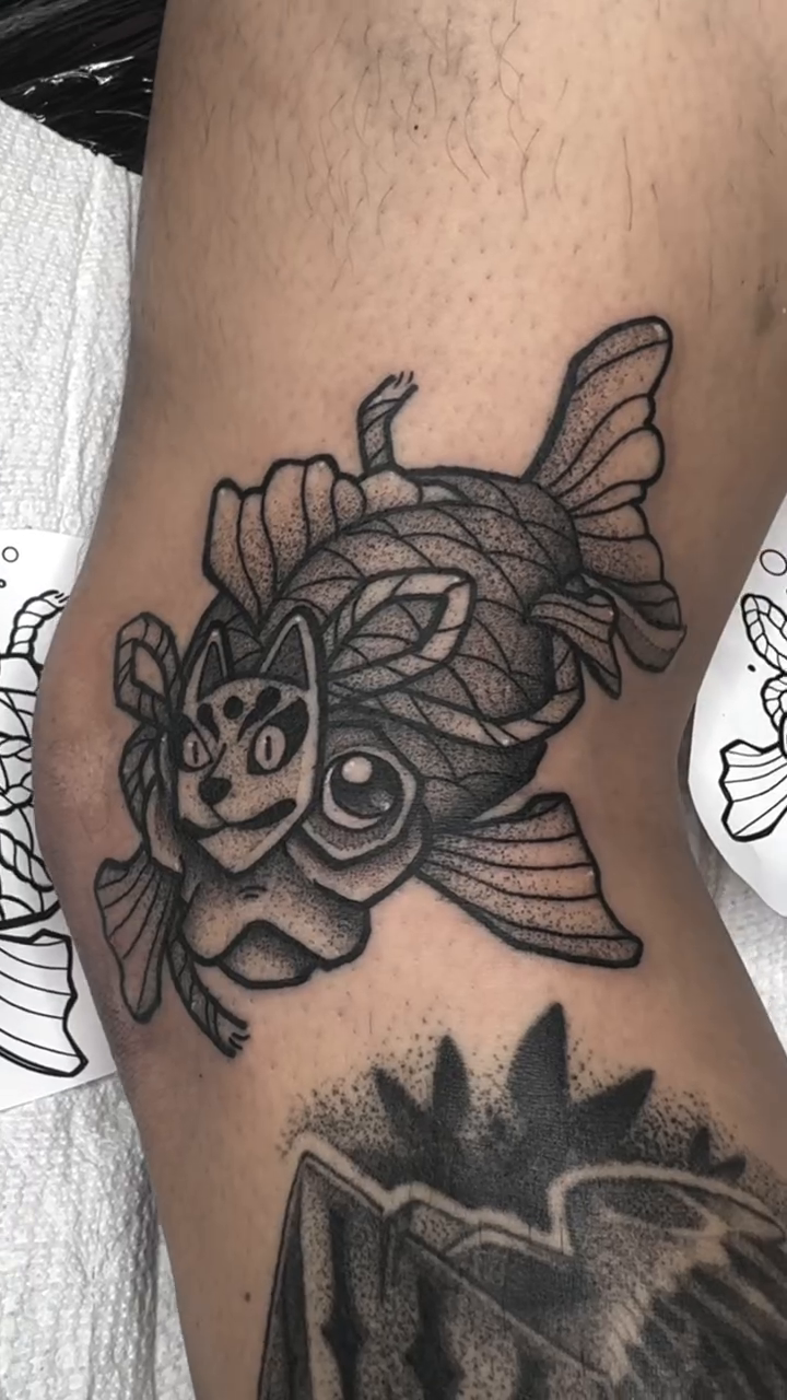 Tattoo by @donniebydesign — japanese_irezumi, black_and_grey