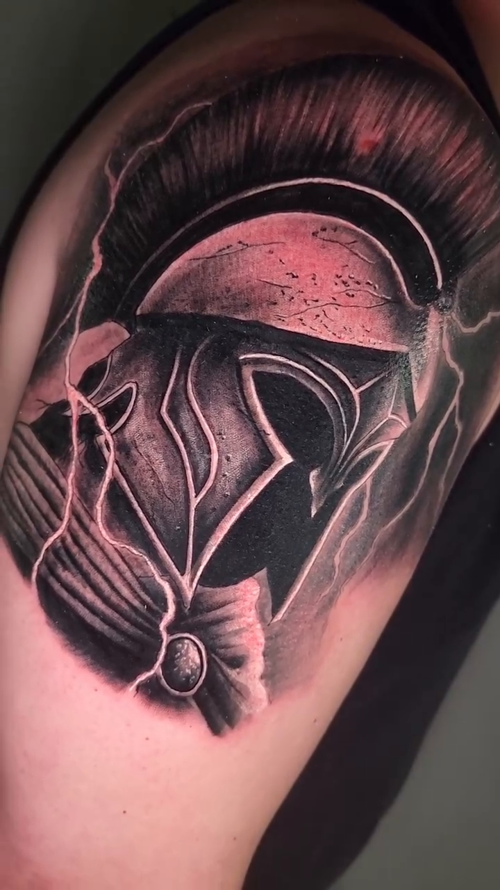 Tattoo by @zachmullinstattoos — realism, black_and_grey