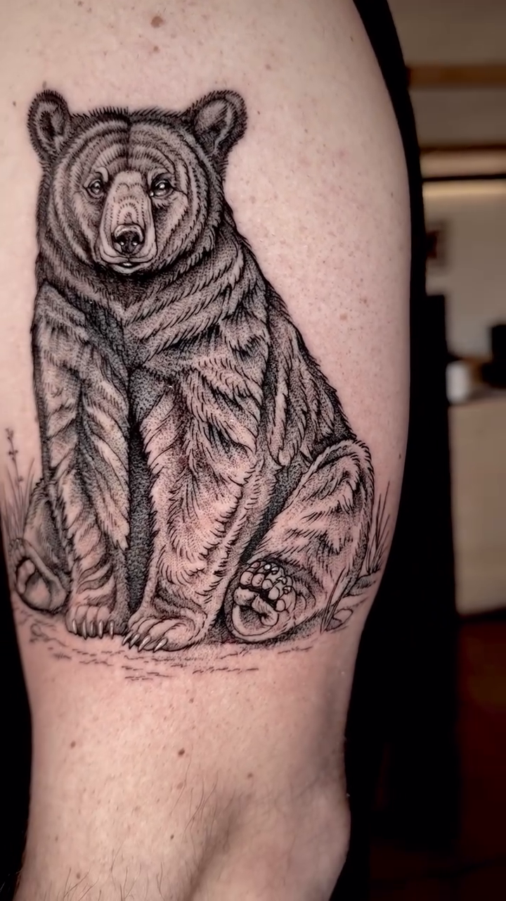 Tattoo by @mccollumtattoo — black_and_grey, realism