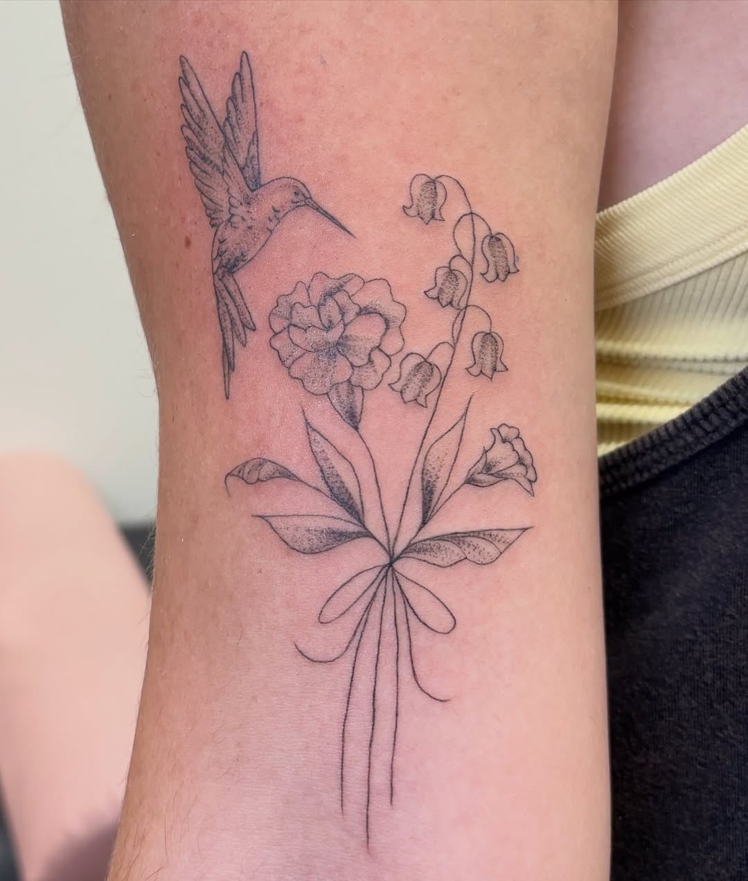Tattoo by @athenaartistrytattoostudio — fine_line, black_and_grey
