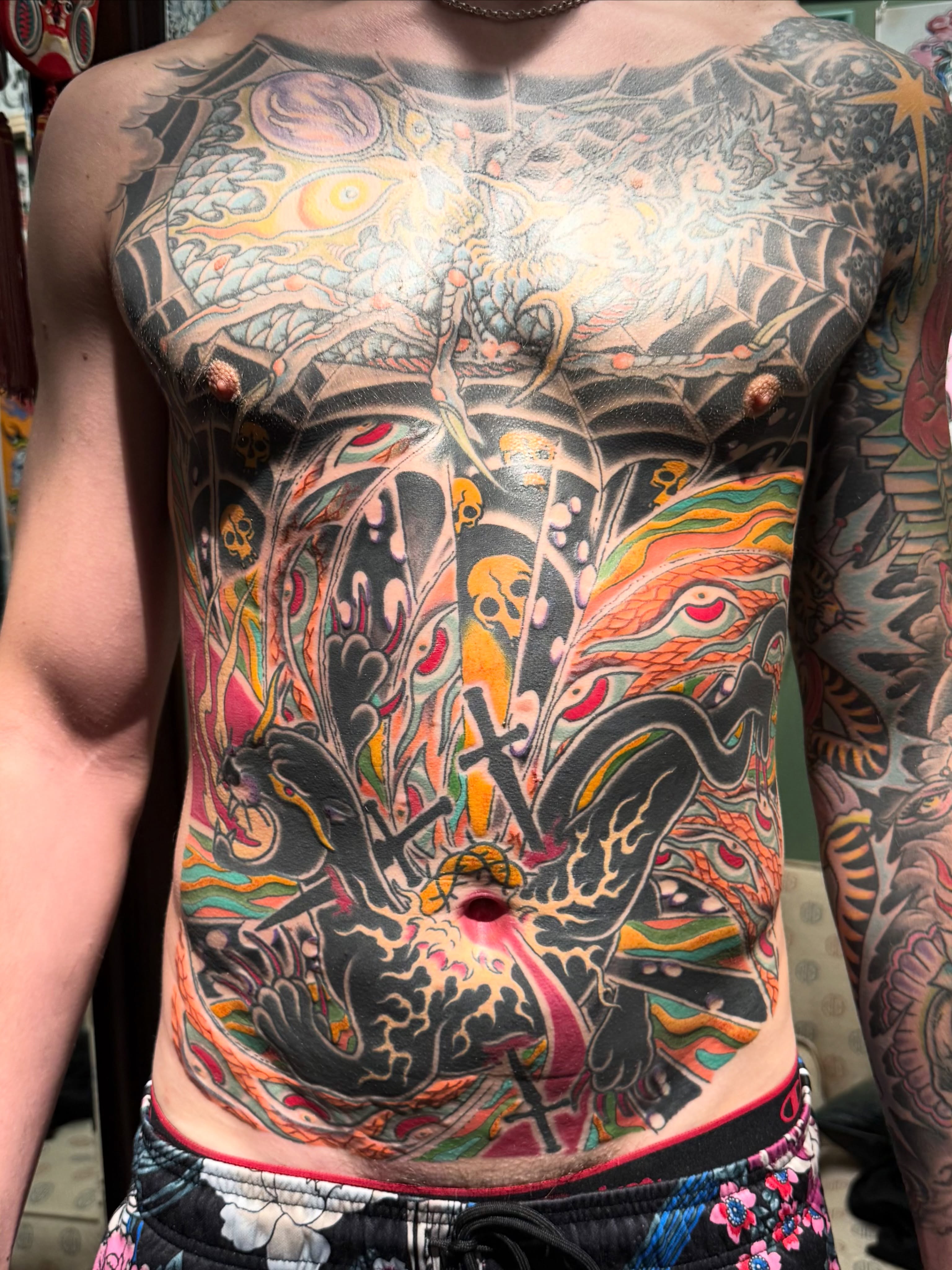 Tattoo by @mrfatdragon — new_school, illustrative