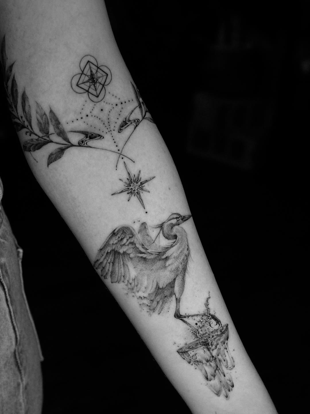 Tattoo by @blackworknyc β realism, dotwork
