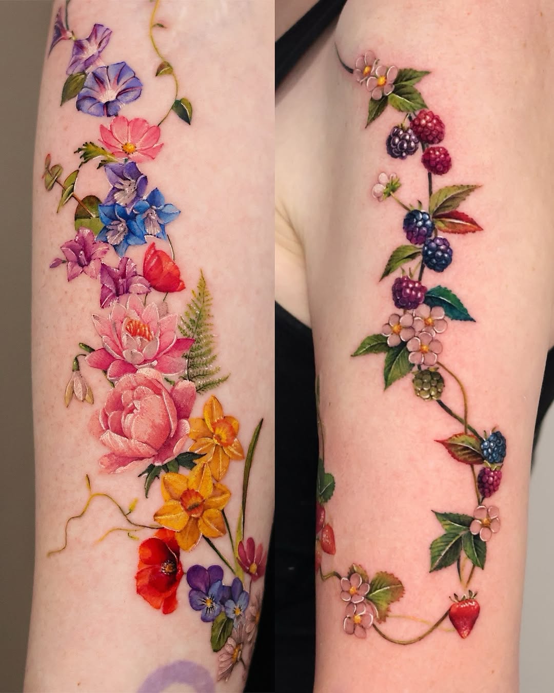 Tattoo by @tattooist_yum โ realism, watercolor