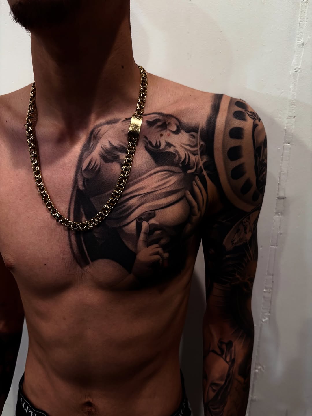 Tattoo by @xaviersalinastats β black_and_grey, realism